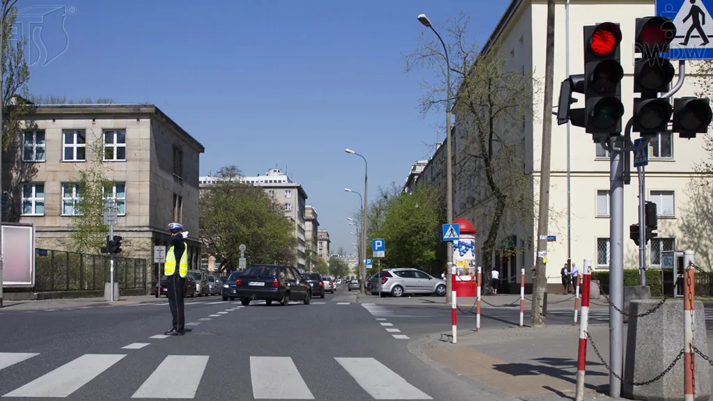 Czy w przedstawionej sytuacji wolno Ci skręcić w prawo?