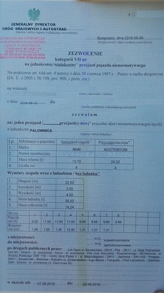 Czy kierując pojazdem nienormatywnym masz obowiązek mieć przy sobie i okazywać uprawnionym osobom zezwolenie na przejazd?