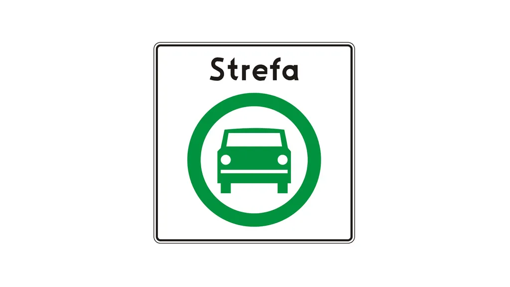 Czy ten znak zezwala na wjazd do strefy czystego transportu tylko pojazdom elektrycznym?